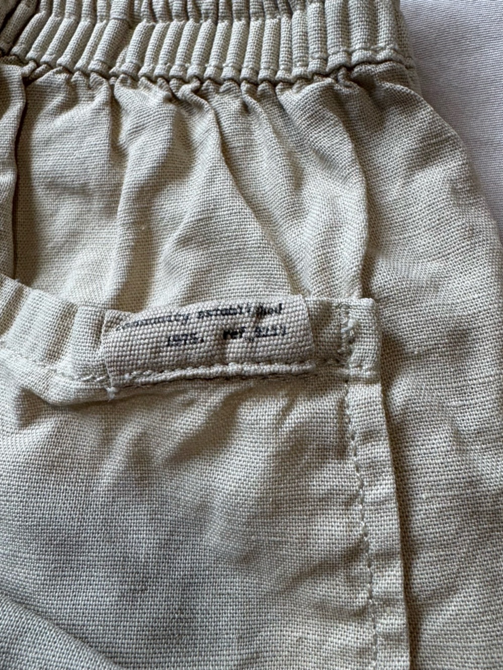Zara Linen Draw String Pants - 12-18 Mo - Picture 9 of 9